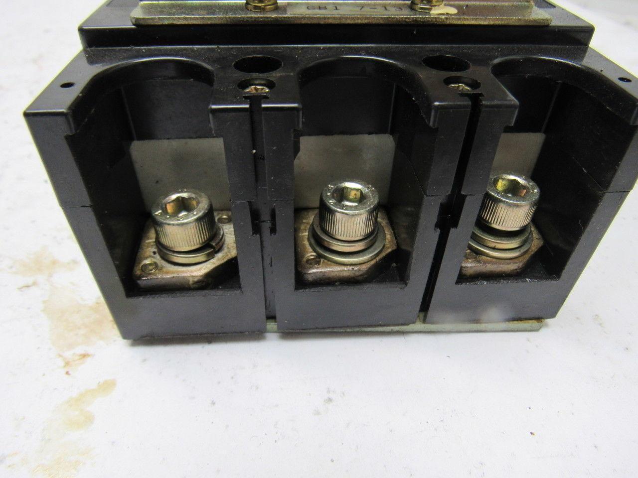 Terasaki TO-225CA 500V DC250V 150A 3 Pole Circuit Breaker W/Handle Assembly