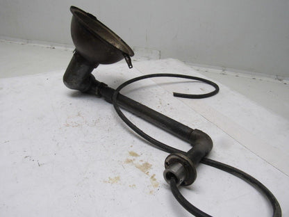 National Vintage Rusty Industrial Adjustable Neck Task Light Lamp 110V