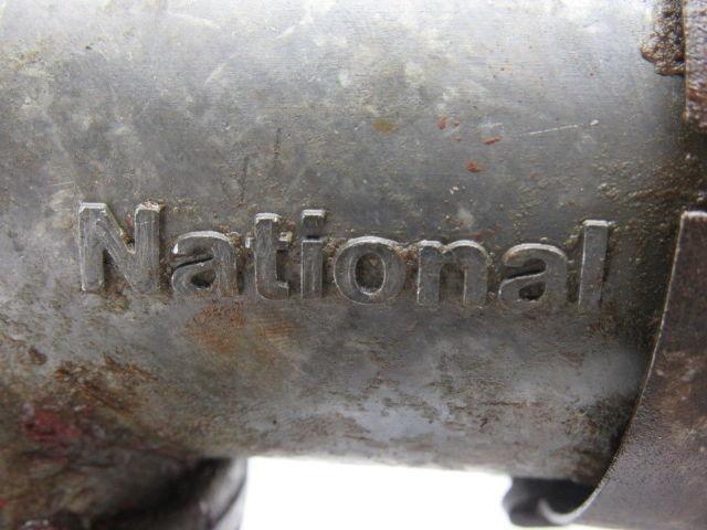 National Vintage Rusty Industrial Adjustable Neck Task Light Lamp 110V