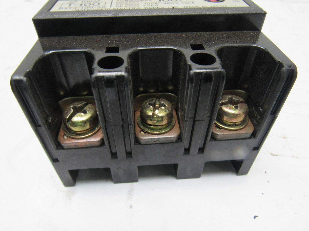Matsushita T-100 600VAC 250VDC 100A Thyristor Circuit Breaker
