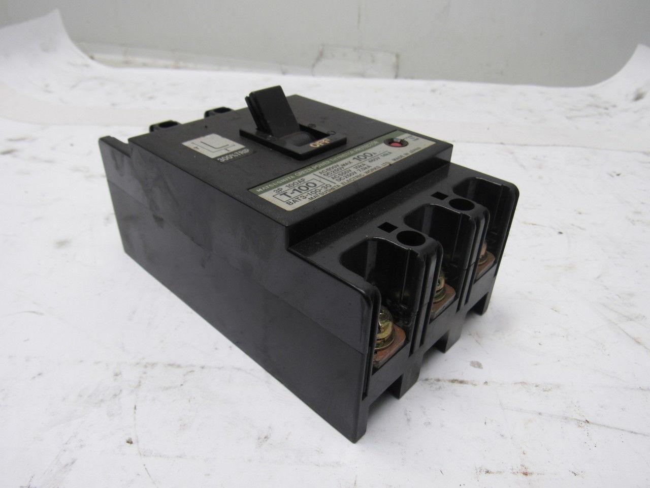 Matsushita T-100 600VAC 250VDC 100A Thyristor Circuit Breaker