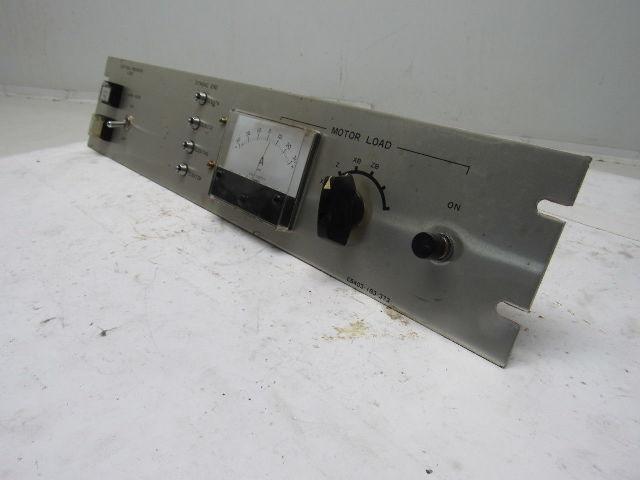 Okuma E5403-183-373 4-AXIS Simulturn CNC Lathe Motor Load Control Panel