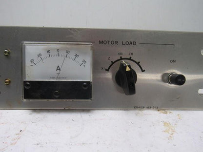 Okuma E5403-183-373 4-AXIS Simulturn CNC Lathe Motor Load Control Panel