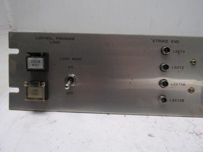 Okuma E5403-183-373 4-AXIS Simulturn CNC Lathe Motor Load Control Panel