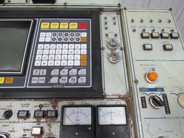 Okuma OSP-5000L Operator Interface Panel & Arm From a Working LC20-2SCT CNC Lath