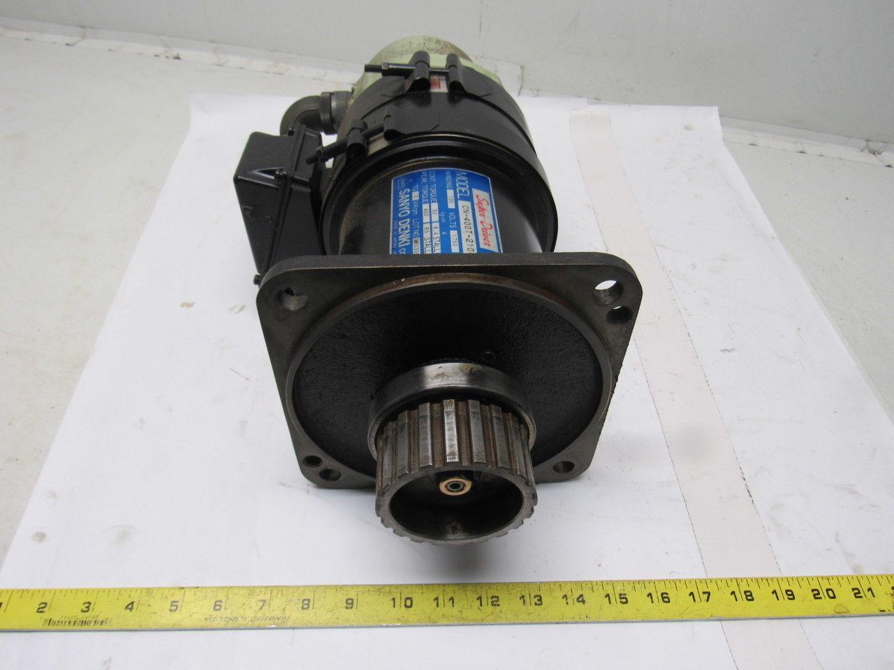 Sanyo Denki CN-400T-2104 Okuma Servo Motor 1750RPM W/D6 Encoder