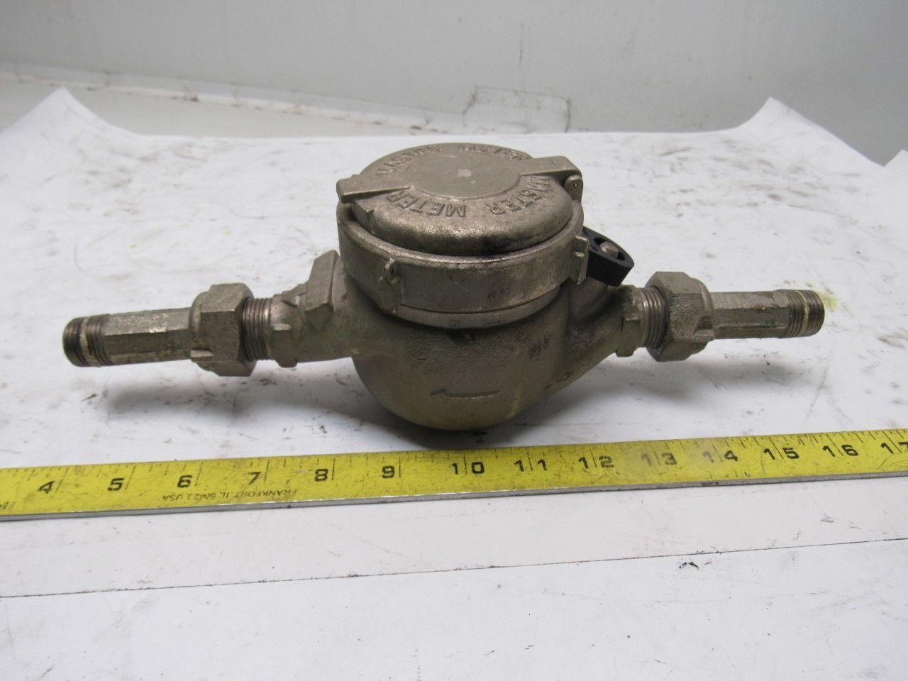 Master Meter 5/8" Stainless Steel Analog Water Meter US Gallons
