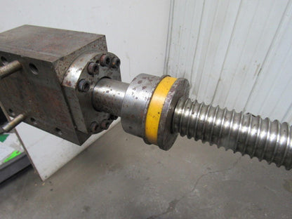 Cincinnati Milacron Cinturn CNC Ball Screw & Nut Assembly W/Encoder
