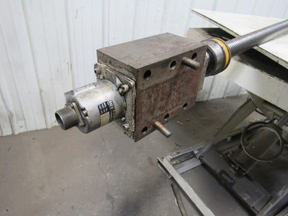 Cincinnati Milacron Cinturn CNC Ball Screw & Nut Assembly W/Encoder