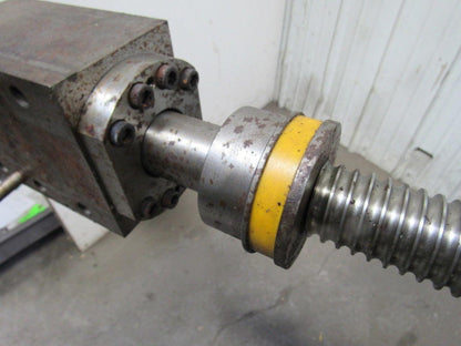 Cincinnati Milacron Cinturn CNC Ball Screw & Nut Assembly W/Encoder