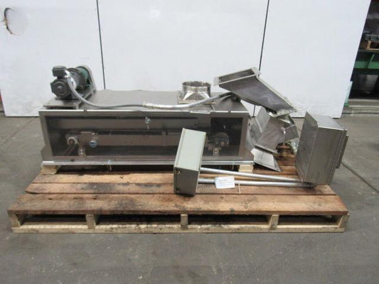 Merrick 950 Stainless Food Grade Weigh Feeder Belt Scale Conveyor Gravimerik