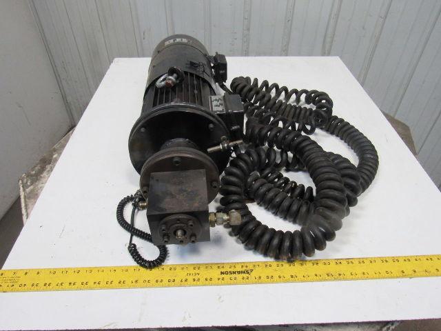 112L-4GMVF0TGVK 180arm/210exc VDC 3000RPM 3.0kW DC Motor Pump W/ 460V Brake