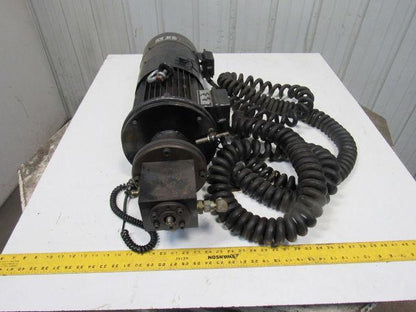 112L-4GMVF0TGVK 180arm/210exc VDC 3000RPM 3.0kW DC Motor Pump W/ 460V Brake