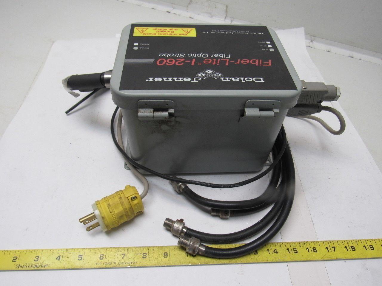 Dolan Jenner I-260 Fiber-Lite High Intensity Fiber Optic Strobe 115V 20HZ