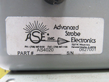 Advanced Strobe AS4020 High Intensity Fiber Optic Strobe 115V 20HZ