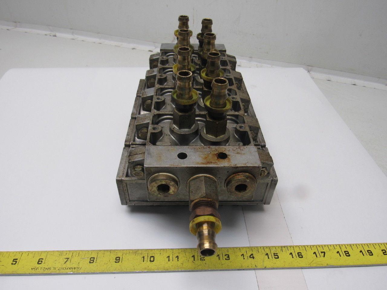 Festo J-5/2-D-2 5/2 Way Valve Bank Manifold 29-232PSI MAX