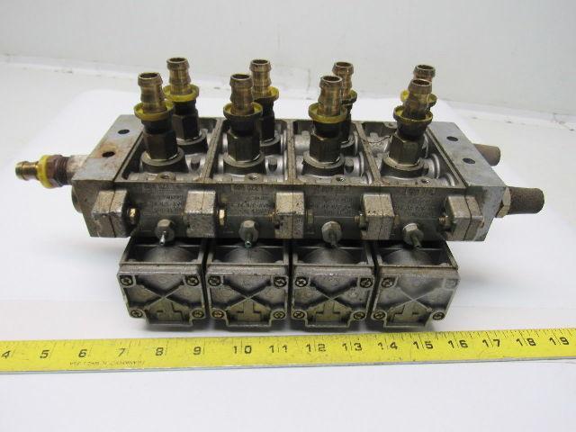 Festo J-5/2-D-2 5/2 Way Valve Bank Manifold 29-232PSI MAX