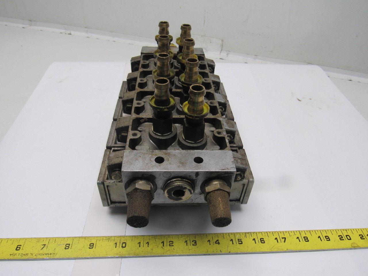 Festo J-5/2-D-2 5/2 Way Valve Bank Manifold 29-232PSI MAX