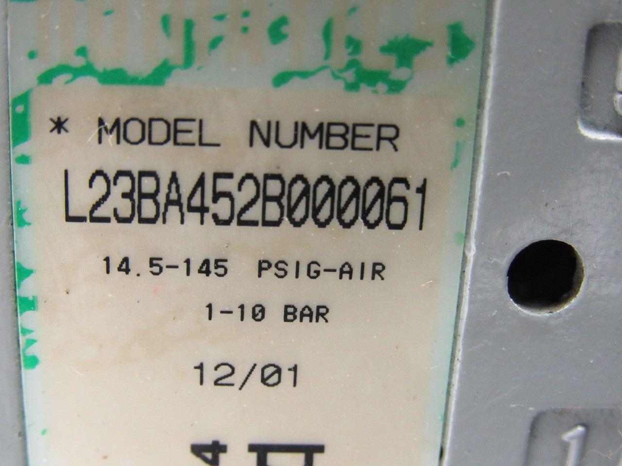 Numatics L23BA452B000061 2/4 Way Single Solenoid Valve Bank Manifold 24VDC Coil
