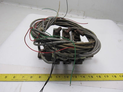 Numatics L23BA452B000061 2/4 Way Single Solenoid Valve Bank Manifold 24VDC Coil