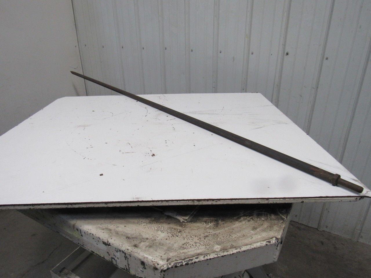7/8" Hex Shaft 1" Wide Flat Air Chisel 96" (8') OAL