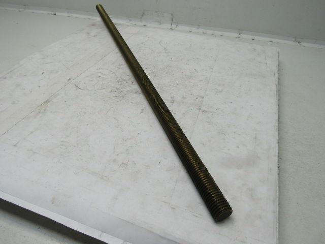 Brass Fully Threaded Rod 1"-8 Thread Size 35" Length Right Hand Threads