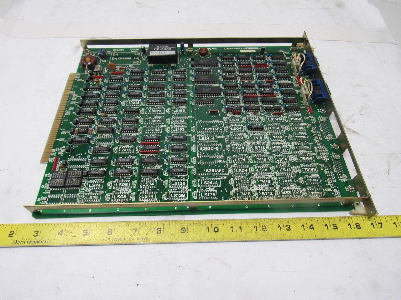 Okuma E0241-653-101 Opus 5000 RS Board PLC Card From LC20-2ST