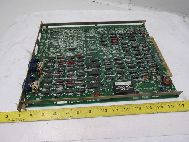Okuma E0241-653-101 Opus 5000 RS Board PLC Card From LC20-2ST