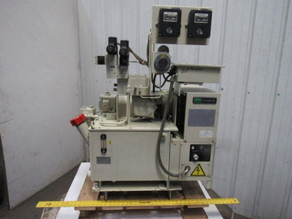 Showa PVU-40-0403-HX199D Hydraulic Unit W/Oil Cooler Okuma LC20-2ST CNC Lathe