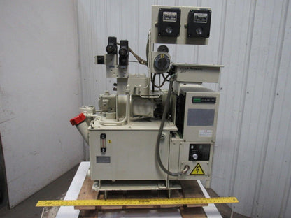 Showa PVU-40-0403-HX199D Hydraulic Unit W/Oil Cooler Okuma LC20-2ST CNC Lathe