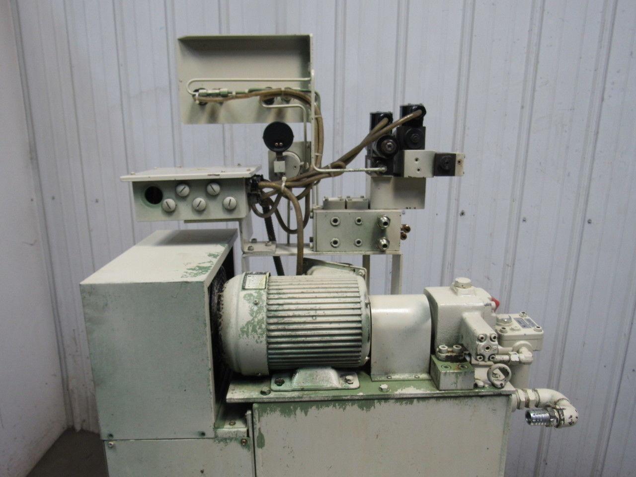 Showa PVU-40-0403-HX199D Hydraulic Unit W/Oil Cooler Okuma LC20-2ST CNC Lathe