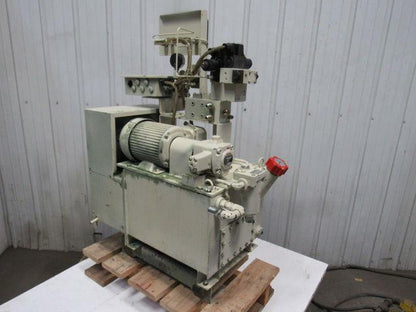 Showa PVU-40-0403-HX199D Hydraulic Unit W/Oil Cooler Okuma LC20-2ST CNC Lathe