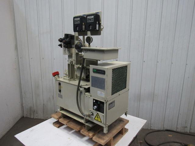 Showa PVU-40-0403-HX199D Hydraulic Unit W/Oil Cooler Okuma LC20-2ST CNC Lathe