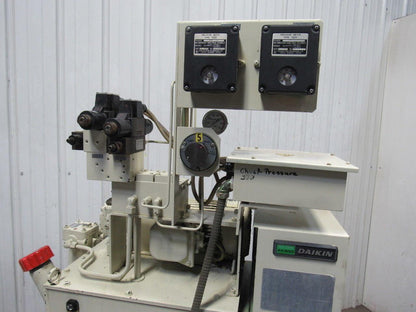 Showa PVU-40-0403-HX199D Hydraulic Unit W/Oil Cooler Okuma LC20-2ST CNC Lathe