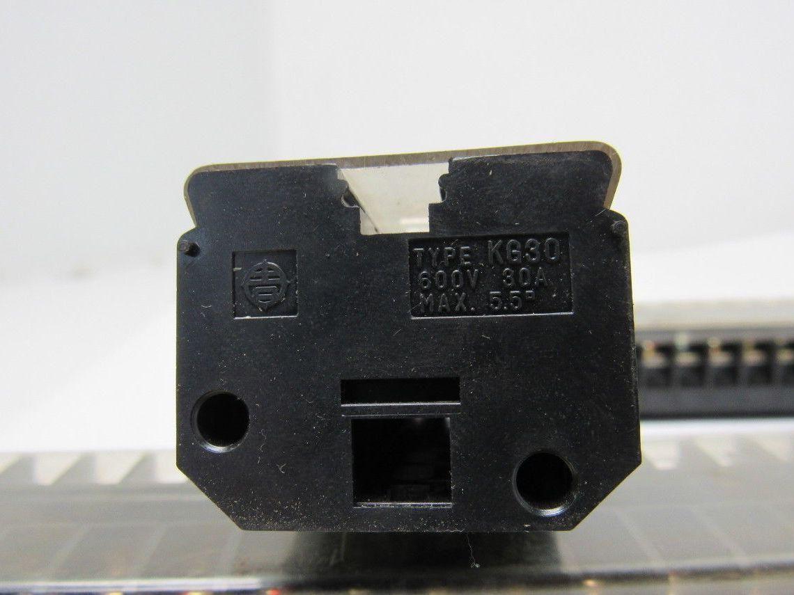 KG30 Contact Terminal Block Screw Type Terminal 600V 30Amp Lot of 60