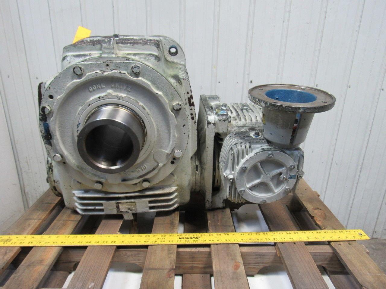 Textron Cone Drive MHVVS55802W7V2A Gear Box Speed Reducer 2250:1 Ratio
