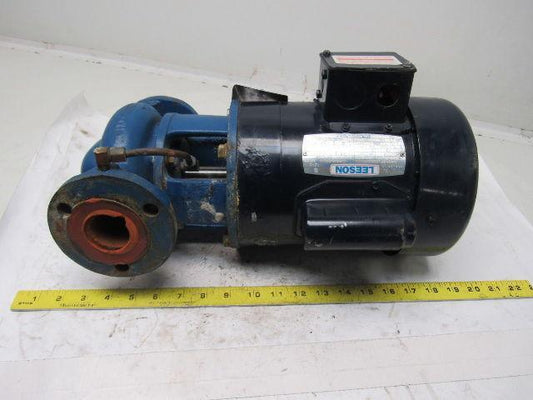Leeson A6C17FC80E 1/4Hp 1725RPM 115/230V 1-1/2" Flange Centrifugal Pump