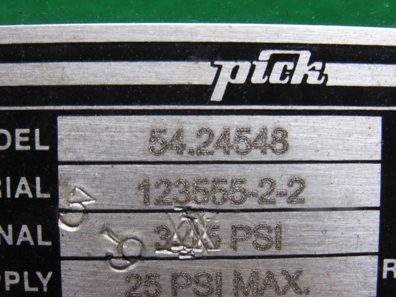 Pick Heaters 54.24548 1" NPT Valve Actuator 3-9 Signal PSI 25PSI Supply