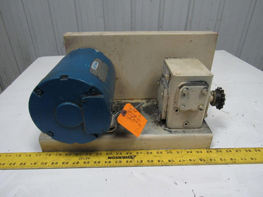 Leeson Falk 1175WB3B-40 1/2Hp 208-230/460V 40:1 43RPM Parallel Conveyor Drive
