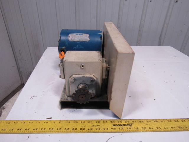 Leeson Falk 1175WB3B-40 1/2Hp 208-230/460V 40:1 43RPM Parallel Conveyor Drive