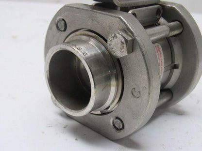 Gemini 0.8 89 6RTV6 1" Socket Weld Stainless Steel Manual Actuated Ball Valve