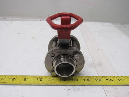 Gemini 0.8 89 6RTV6 1" Socket Weld Stainless Steel Manual Actuated Ball Valve