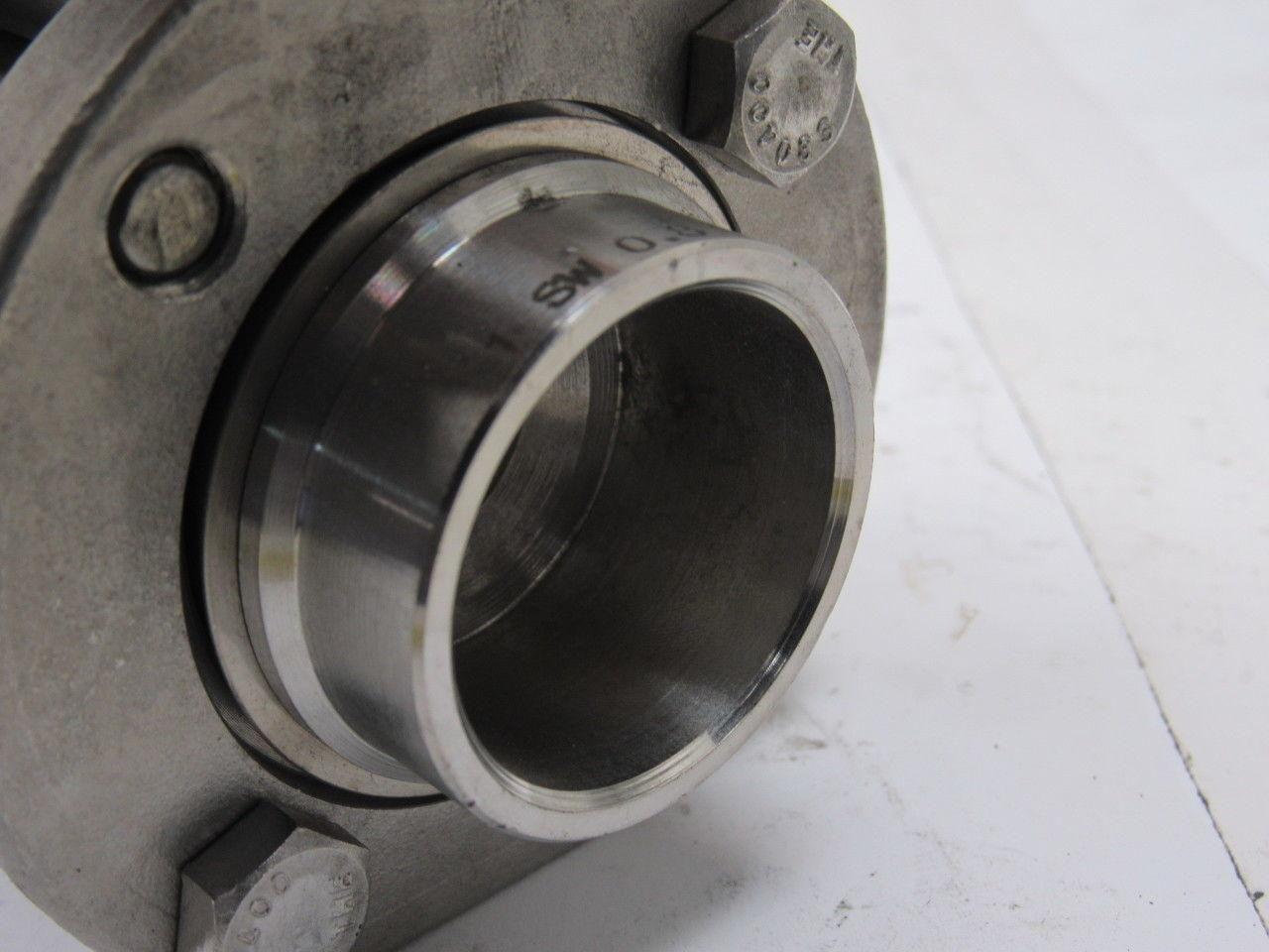 Gemini 0.8 89 6RTV6 1" Socket Weld Stainless Steel Manual Actuated Ball Valve