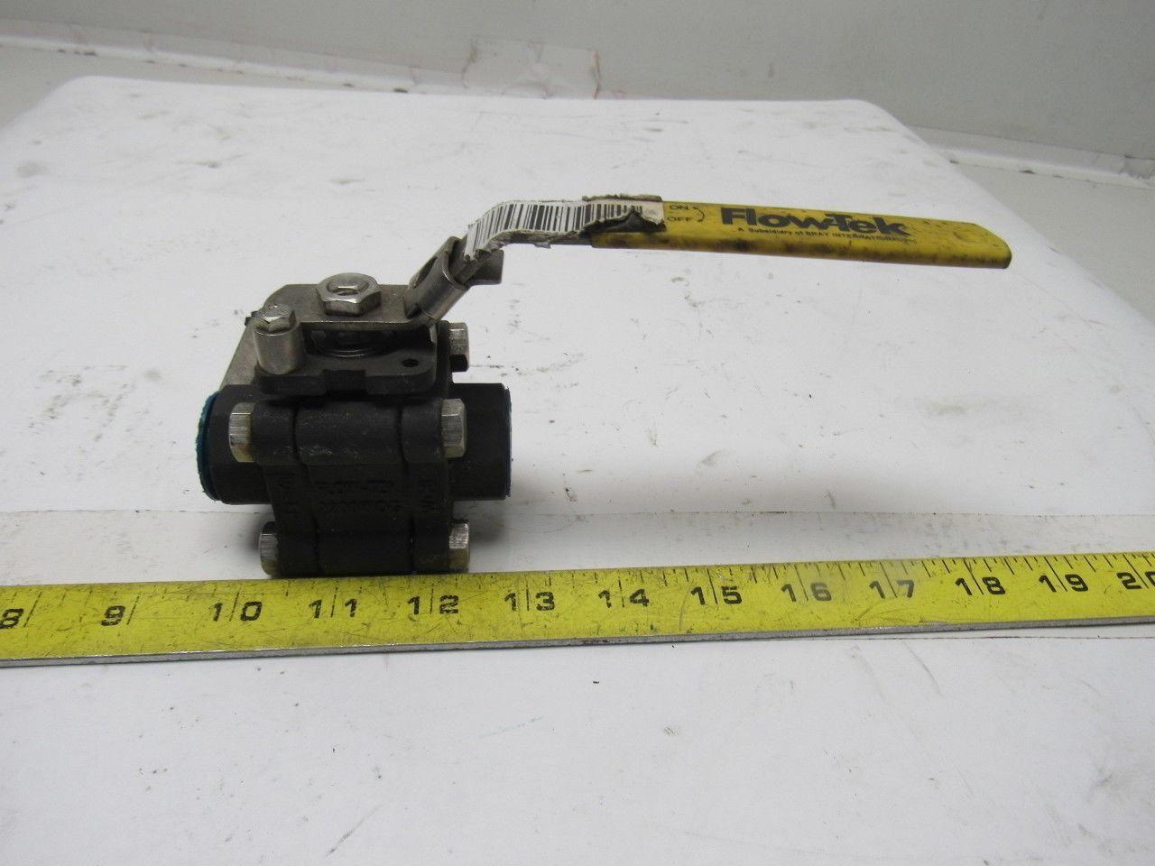 Flow-Tek Triad 1/2" Socket Weld Ball Valve 2200 WOG