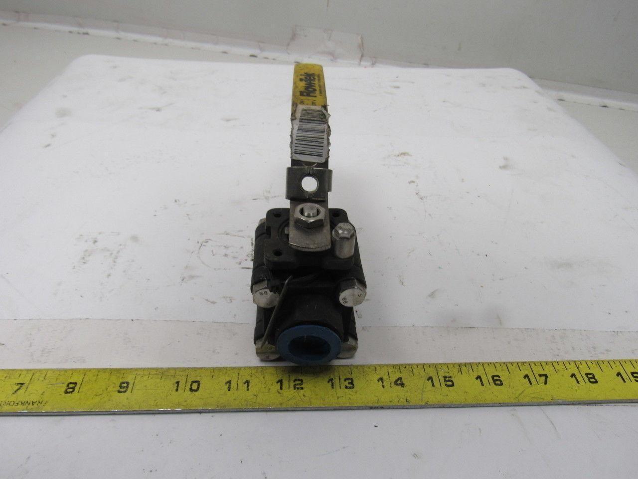 Flow-Tek Triad 1/2" Socket Weld Ball Valve 2200 WOG