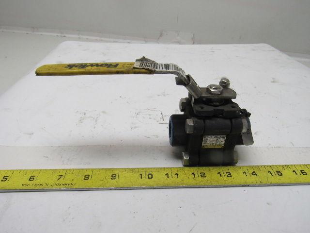 Flow-Tek Triad 1/2" Socket Weld Ball Valve 2200 WOG