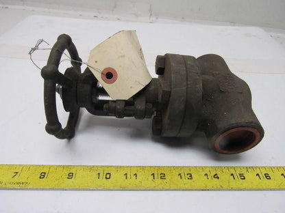 Bonney Forge HL11 1" Socket Weld Gate Valve 800 WP