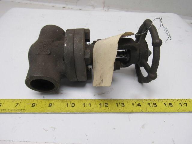 Bonney Forge HL11 1" Socket Weld Gate Valve 800 WP
