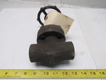 Bonney Forge HL11 1" Socket Weld Gate Valve 800 WP