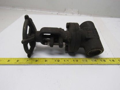 Flowserve SW12111 40405-2 R21 1" Socket Weld 800# Gate Valve